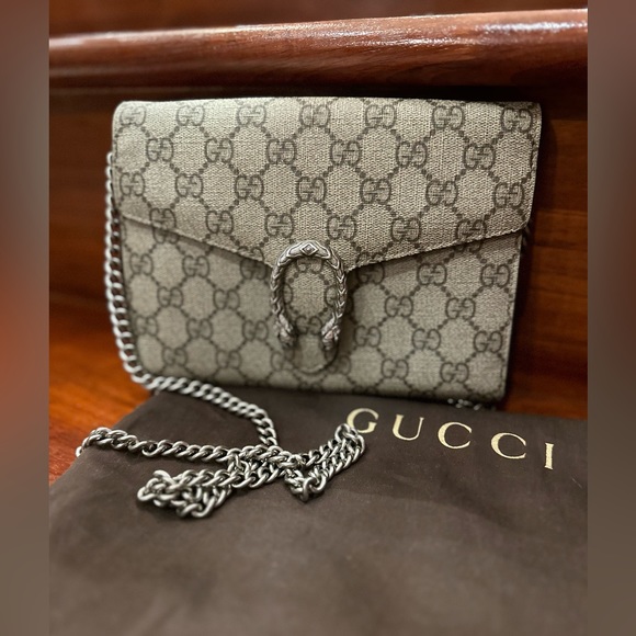 Gucci Supreme canvas wallet on chain - Picture 9 of 9